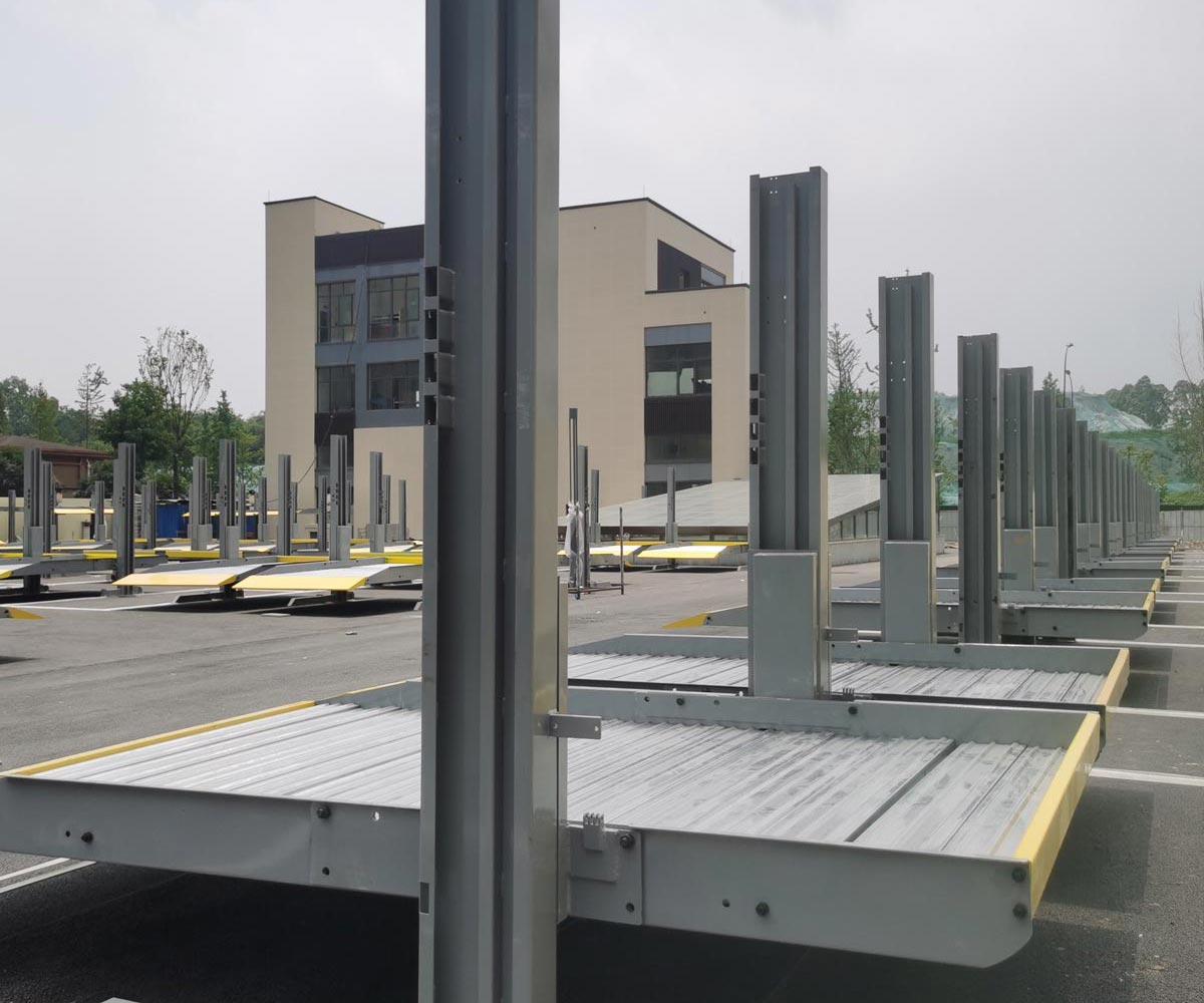 临翔双层简易升降类机械车库过规划