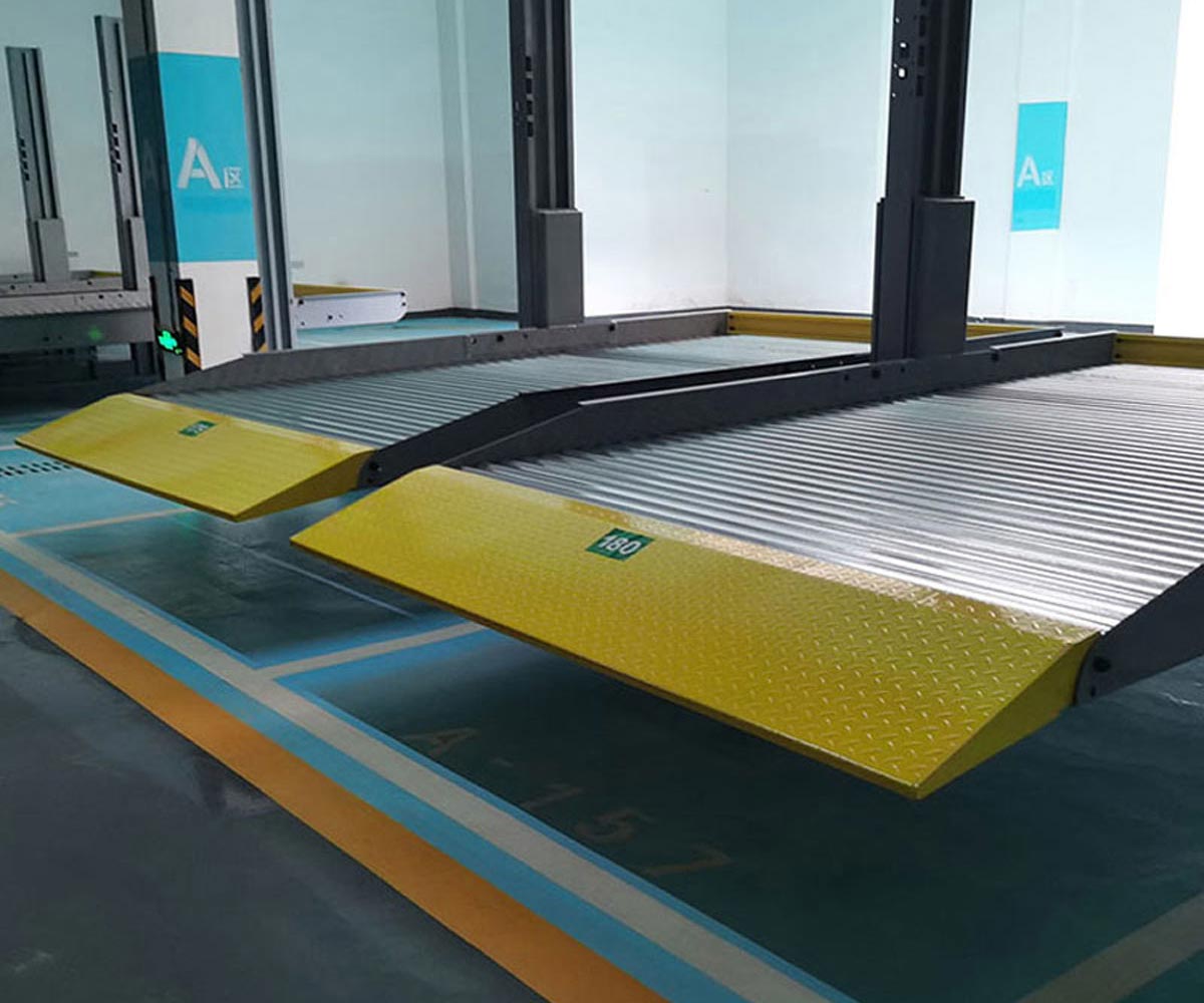 蓝山两柱机械车位改造