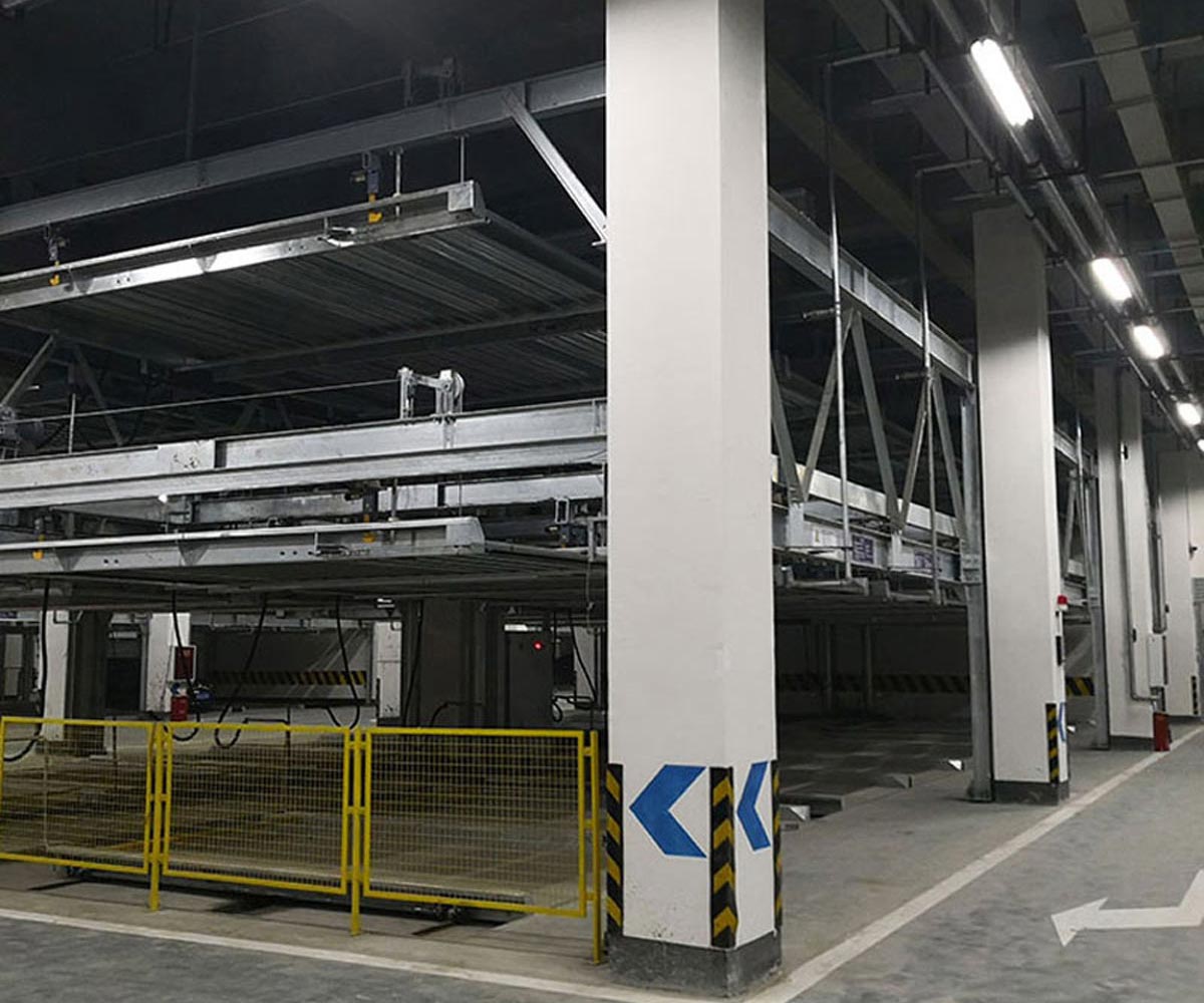 樊城二层升降平移机械车库出租