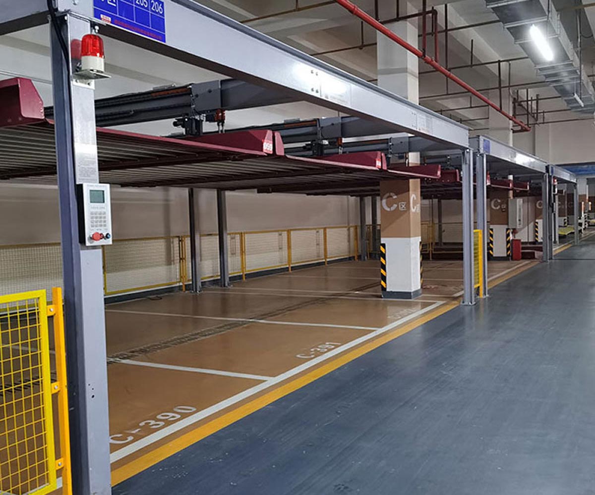 盐亭PJS立体车库过验收