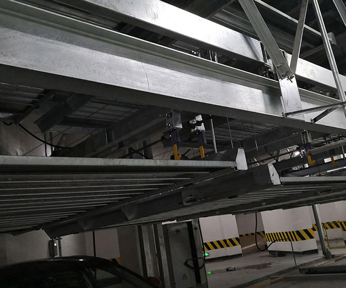 稻城PSH升降横移立体车库过验收