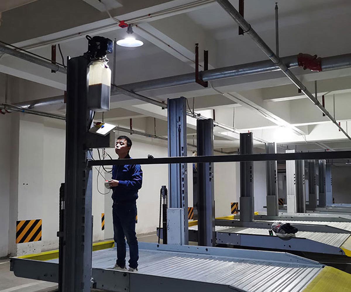 黄陵简易升降立体车位拆除