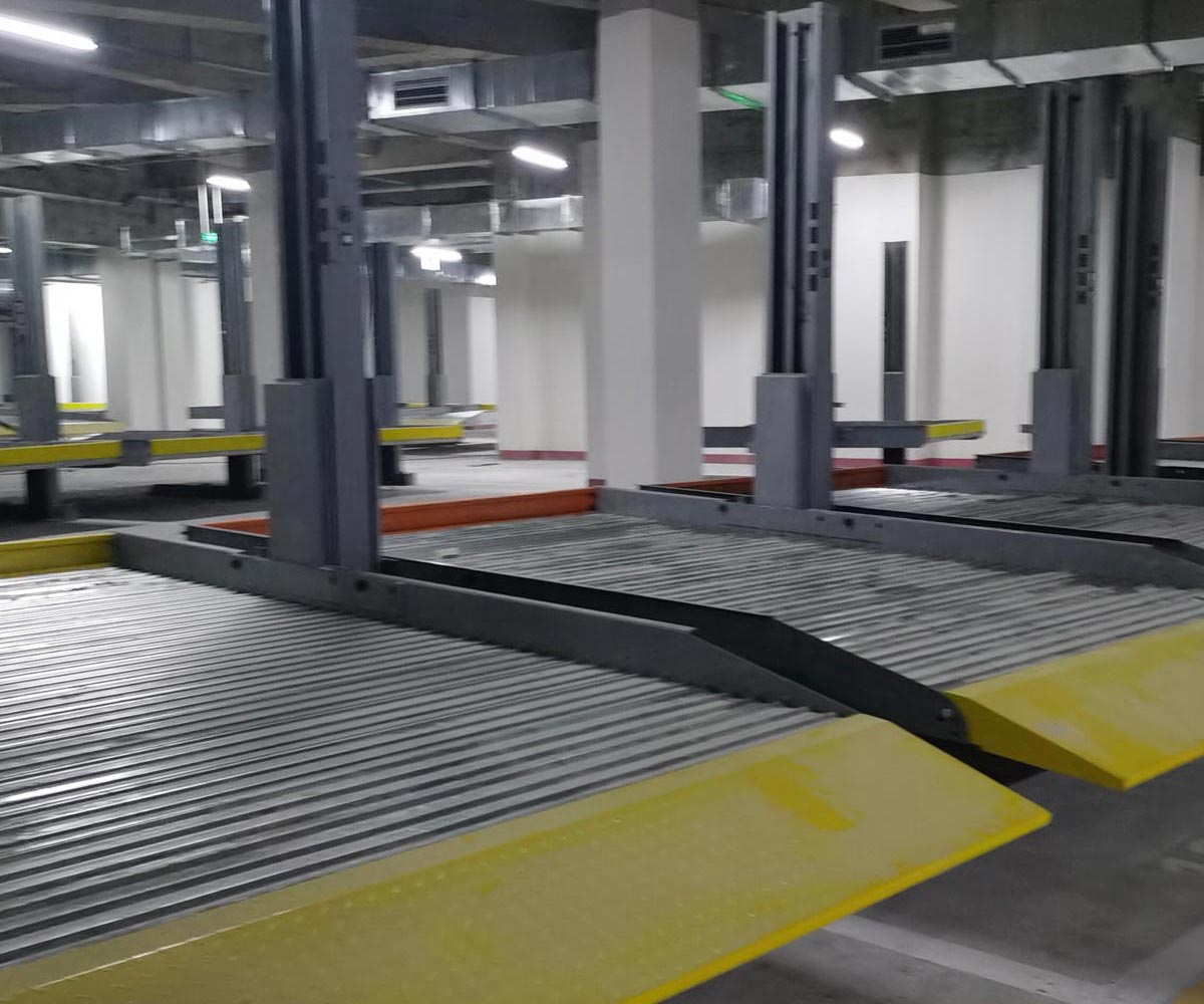 七星双柱机械立体车库二手